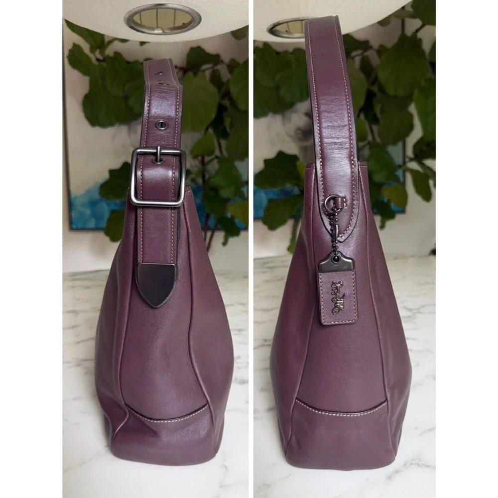 Coach 1941 Bedford Hobo Oxblood Burgundy Glovetanned Leather 31674 Shoulder Bag
